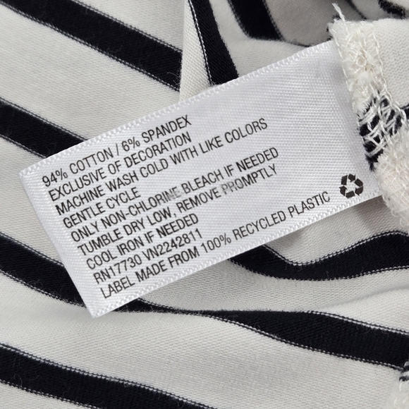 Striped Sleeveless Ava & Viv Dress with Tassel Detail - Picture 4 of 9